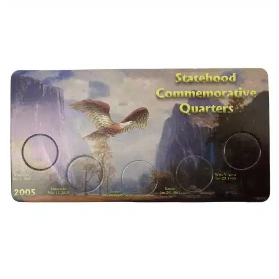 2005 Statehood Commemorative Quarter coin holder displays, insert image view-20438670