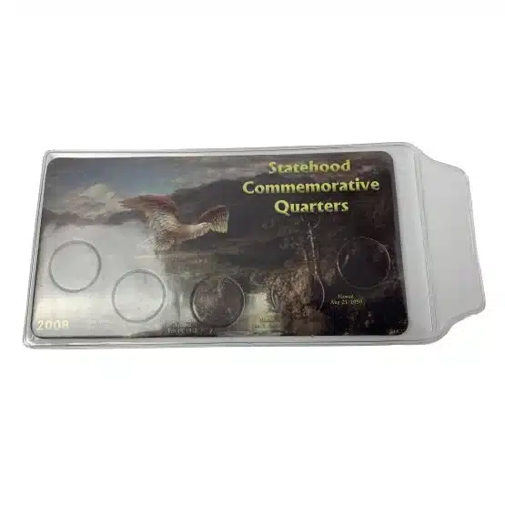 2008 Statehood Commemorative Quarter Coin Holder with vinyl sleeve image view-20436673