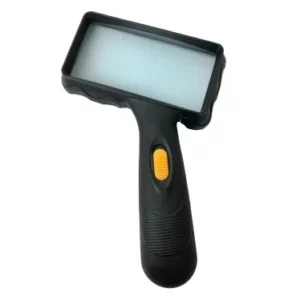2x Rectangular magnifying glass with light lying down on surface image view-20635TN