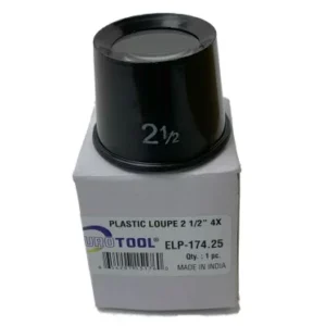 4x loupe magnification eye loupe sitting on top of boxed packaging image view-20074TN