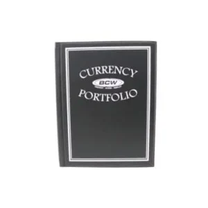 BCW Paper Currency Album, Black, front cover image view-20543TN