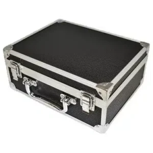 Guardhouse Black Aluminum Storage Box for 36 Certified Slabs with Handle, closed image view-21135