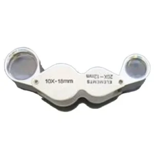Butterfly dual jewelers eye loupe magnifier, 10x and 20x image view-20590B-TN