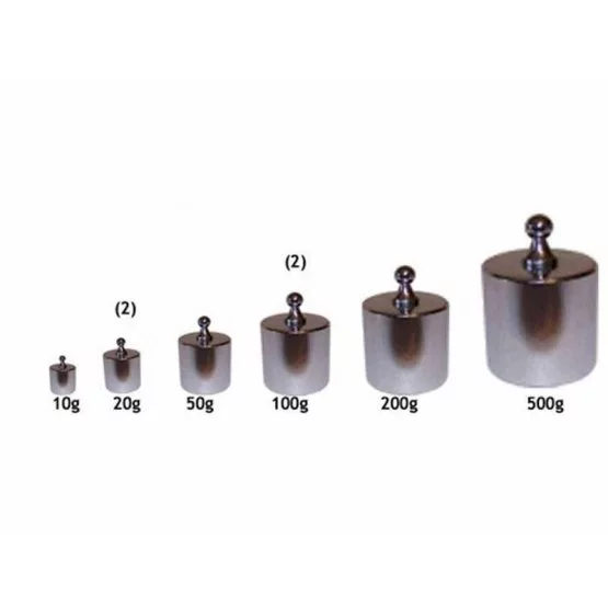 Calibration Weights Carbon Steel 1000-Gram Set, sample weights image view-20594KGS