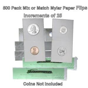 Guardhouse 500 Pack Mix or Match, coins not included, Mylar coin flips image view-20011500A