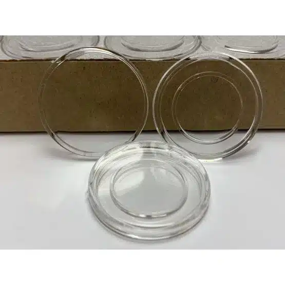 Guardhouse Dime 18mm Direct Fit Coin Capsules 50 pack, up-close image view-20659