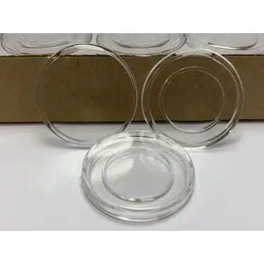 Guardhouse Dime 18mm Direct Fit Coin Capsules 50 pack, up-close image view-20659