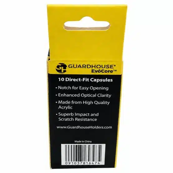 27mm gold coin capsule, 10 pack-21108