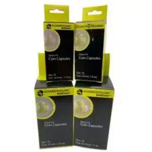 Guardhouse-Gold-coin-holders-various-size-capsules-packaged-front-view-image-20986-21108