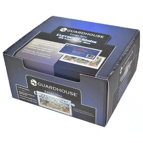 A closed box by Guard House sitting on a white background with a slight angle to the left-2172325