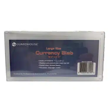 Guardhouse Large Paper Currency Display Case, single, front image view-21723