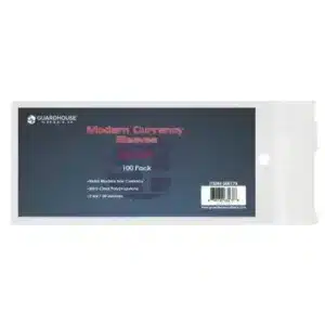 Guardhouse Shield modern currency sleeve-front image view-21748TN