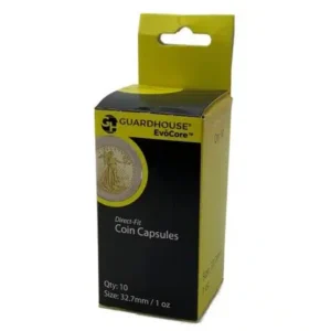 1 oz Gold Eagle coin capsule by Guardhouse, packaged front image view-20988
