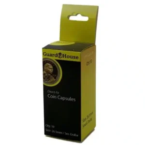 Small dollar coin capsules 26.5mm, packaged front image view-20887