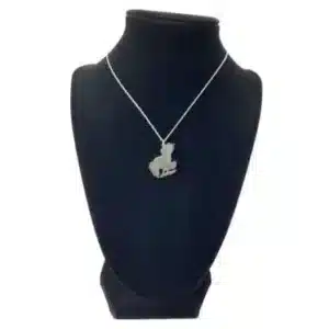 American Eagle Necklace Cut from Reverse of an Eisenhower Coin on a black display image view-20562070