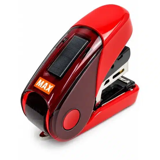 Red MAX stapler for cardboard coin holders - 20030R