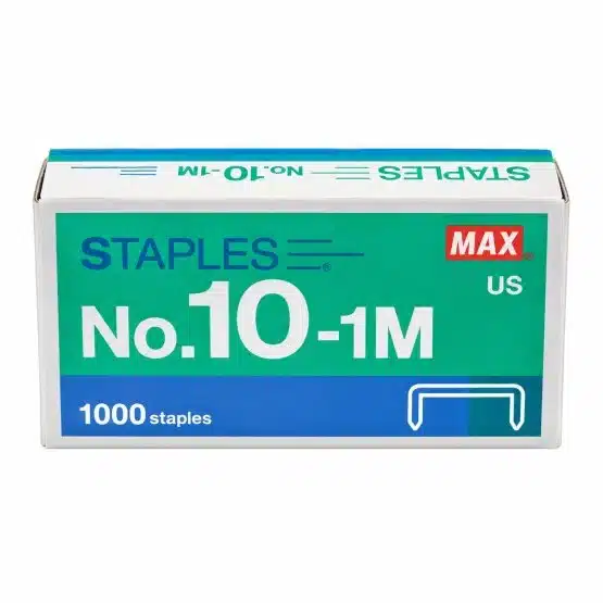 MAX 10-1M mini staples 1,000 count box-20031