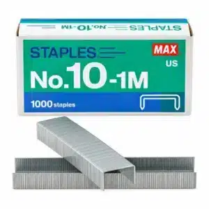 MAX No. 10-1M staples 1,000 count box with staple strips-20031
