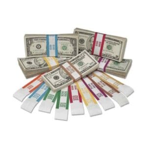 MMF Industries Currency Straps multiple colors strapped cash image view-cash not included-21018-49