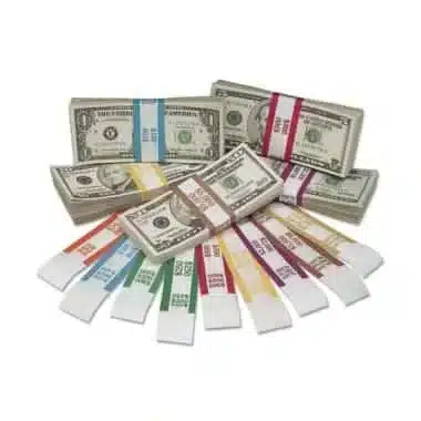 MMF Industries Coin Wrapper & Bill Strap Rack - 12 Compartment Money Organization System