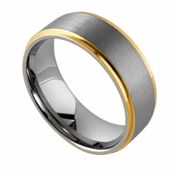 Personalized hand stamped stainless steel ring-20597SR226