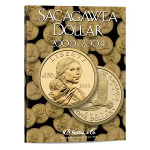 Sacagawea Dollar No.1 Coin Folder, 2000-2004 by HE Harris-front cover image-20806