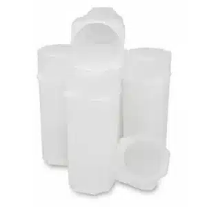 Square quarter coin tubes, 5 PACK-210585