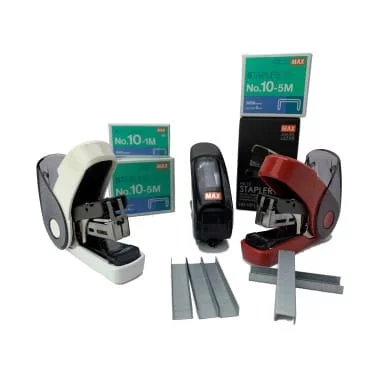 MAX flat clinch stapler-Assorted colors-TN