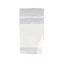 close up of 2x3 Re-closable bag-white block-20105