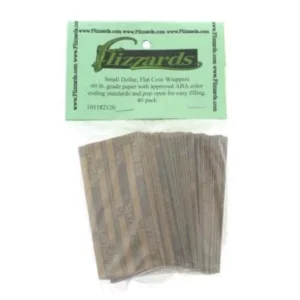 Flat small dollar coin wrappers package of 40 image view-20118TN