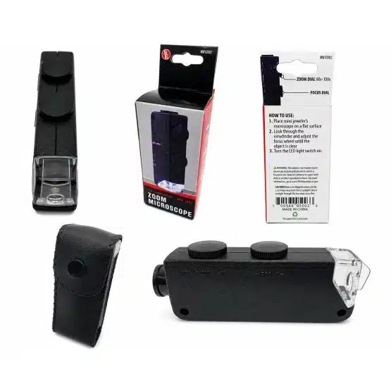LED illuminated pocket microscope-20607