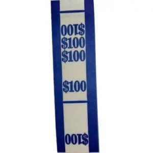 N.F. String Blue100-dollar bill bands image view-21507TN