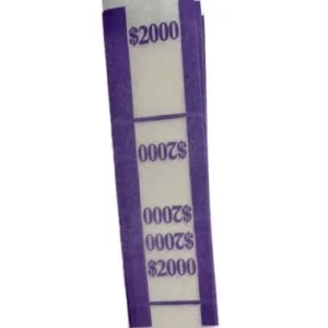 N.F. String Money Bands for $20 Bills, holds $2000, violet image view-21512TN