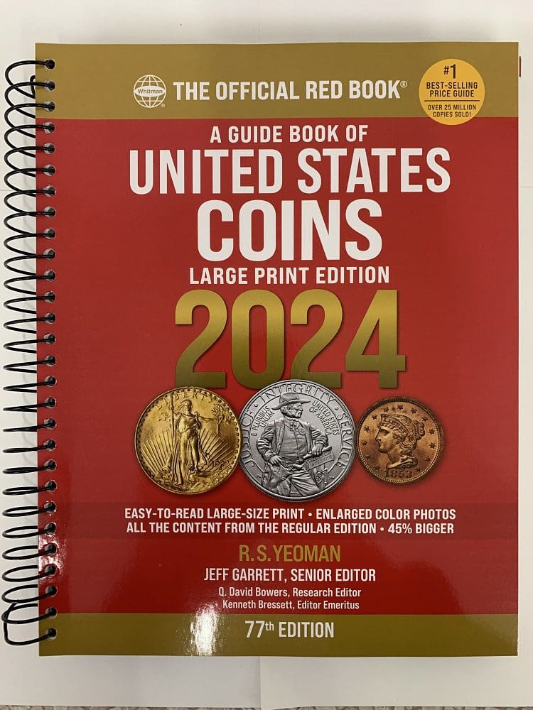 2024 Red Book Price Guide 76th Edition Large Print   21532 2024 Red Book Large Print 