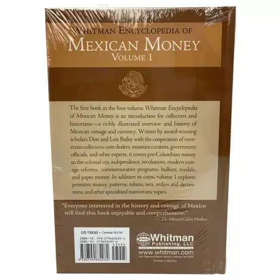 Whitman Encyclopedia of Mexican Money Volume 1, rear cover image view-21555