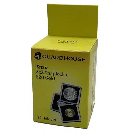20 Dollar Gold Coin Holder, 10 pack, front image view-20573