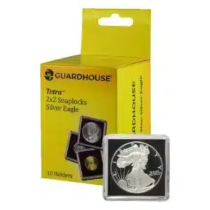 Guardhouse Tetra Snap Lock, ASE, 40.6mm Coin Holder, coin not included, sample in front, 10 pack image view-20157