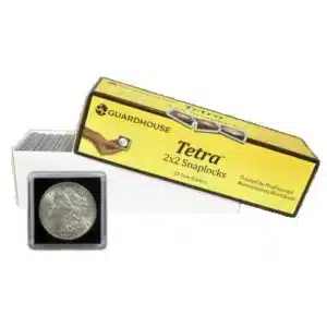 Guardhouse Tetra Snap Lock, Large Dollar, 38.1mm Coin Holder, coin not included, 25 pack image view-20039TN