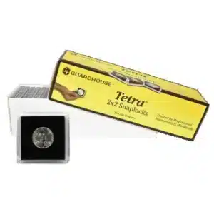 Guardhouse Tetra Snap Lock, Nickel, 21.2mm Coin Holder, coin not included, 25 pack image view-20035