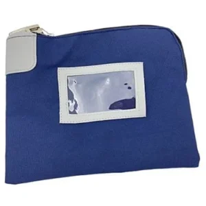 Commercial 7-pin locking bank deposit bags, pop up lock-front image view-21051TN