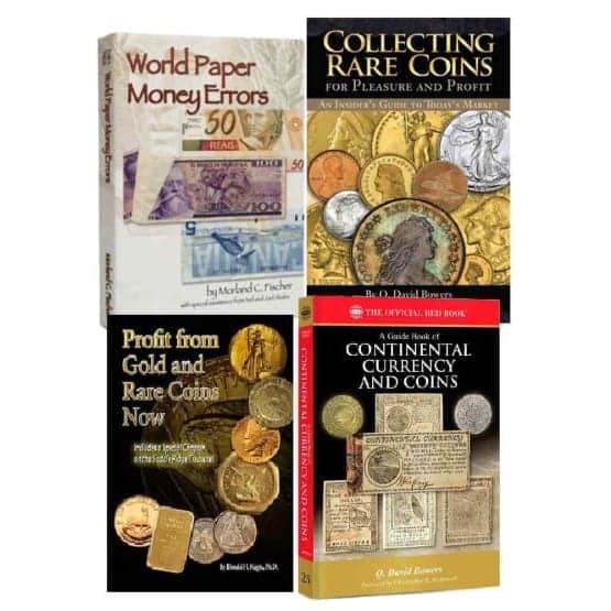 Rare coins, mint errors, currency books, category image view