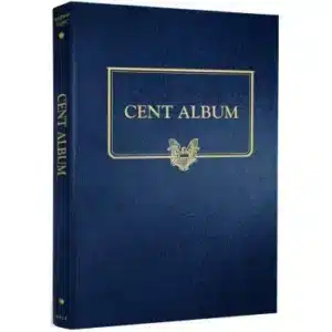 Whitman Penny Coin Albums for any variety cent, mint, or year. Classic blue front cover image view-21591TN