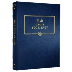 1793-1857 Whitman Half Penny Album, classic blue front cover image view-21594TN