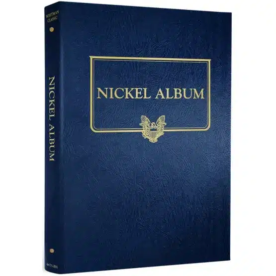 Whitman Nickel Album, classic blue front cover image view-21599