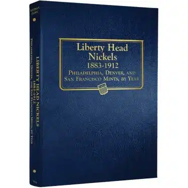 1883-1912 Whitman Liberty Nickel Album, P-D-S Mints, classic blue front cover image view-21600TN