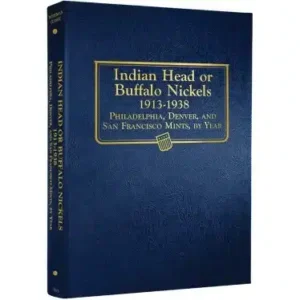 Buffalo Nickels Indian Head, 1913-1938, insert page image view-21601TN