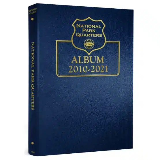 Whitman National Park Quarters Album 2010-2021, single-mint, front cover image view-21622