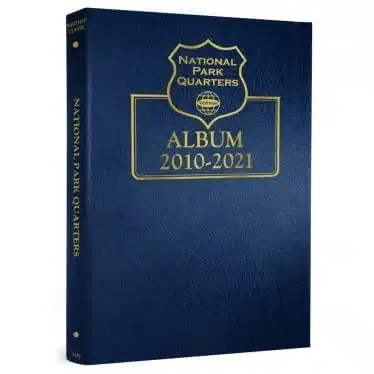 Whitman National Park Quarters Album 2010-2021, single-mint, front cover image view-21622TN