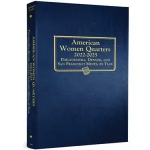 Women's Quarter Collection Book 2022-2025, P-D-S Mints, classic blue, front cover image view-21629