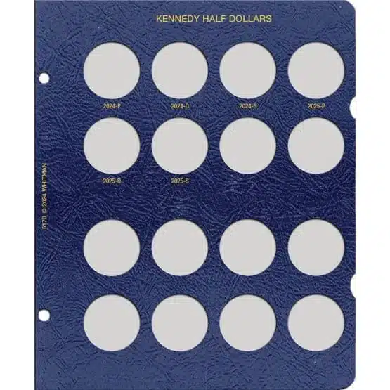21640-Kennedy Half-Dollar Dated Page 2024-2025-16 openings image view